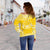 Marquesas Islands Polynesian Chief Custom Personalised Women's Off Shoulder Sweater - Flag Version - Polynesian Pride