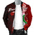 Pohnpei Micronesia Custom Personalised Men's Bomber Jacket - Coat Of Arm With Hibiscus - Polynesian Pride