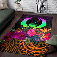 Pohnpei Area Rug - Summer Hibiscus - Polynesian Pride