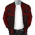 Palau Polynesian Chief Men's Bomber Jacket - Red Version - Polynesian Pride