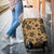 Polynesian Turtle Palm And Sea Pebbles Gold Luggage Covers - Polynesian Pride