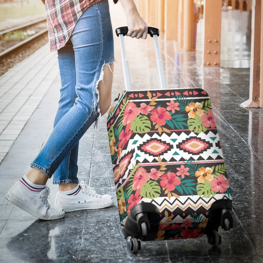 Hibiscus Luggage Cover 01 - Polynesian Pride