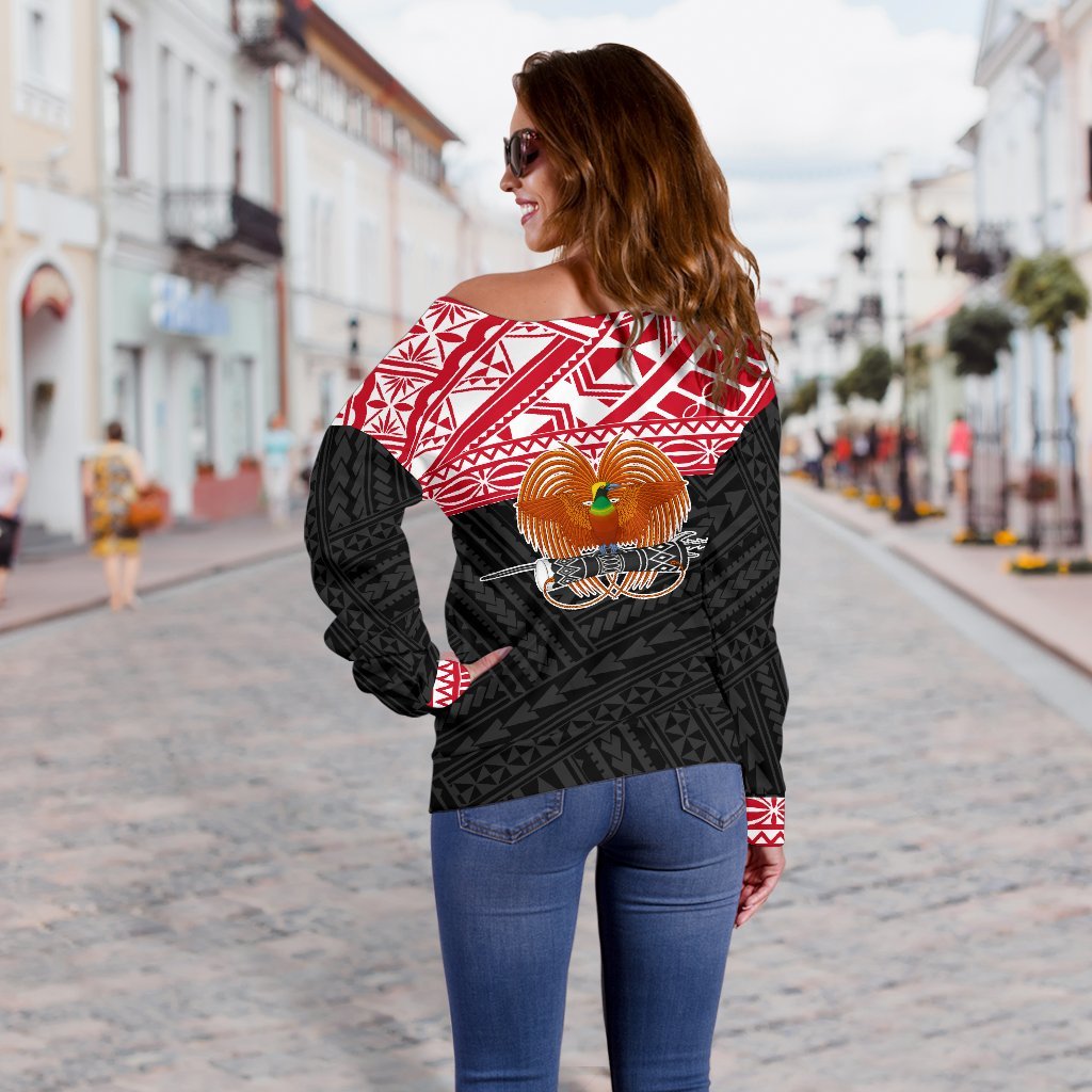 Papua New Guinea Shoulder Sweater - Polynesian Style - Polynesian Pride