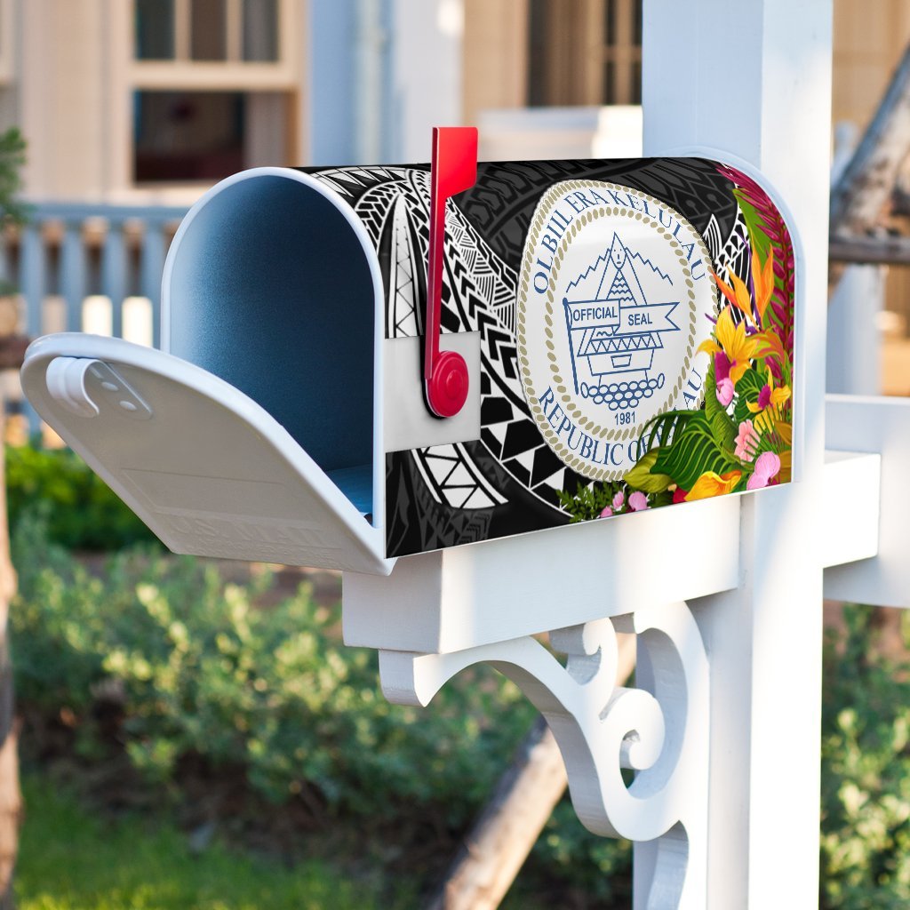 Palau Mailbox Cover - Tropical Flowers Style - Polynesian Pride