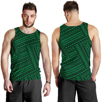 Polynesian Nation Green Hawaii Men's Tank Top - Polynesian Pride