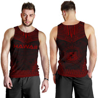 Hawaii Men's Tank Top - Polynesian Chief Red Version - Polynesian Pride