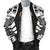 Vanuatu Men Bomber Jackets - Polynesian Tattoo Black - Polynesian Pride