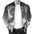 Custom Personalised Chuuk Men's Bomber Jacket - Humpback Whale with Tropical Flowers (White) - Polynesian Pride