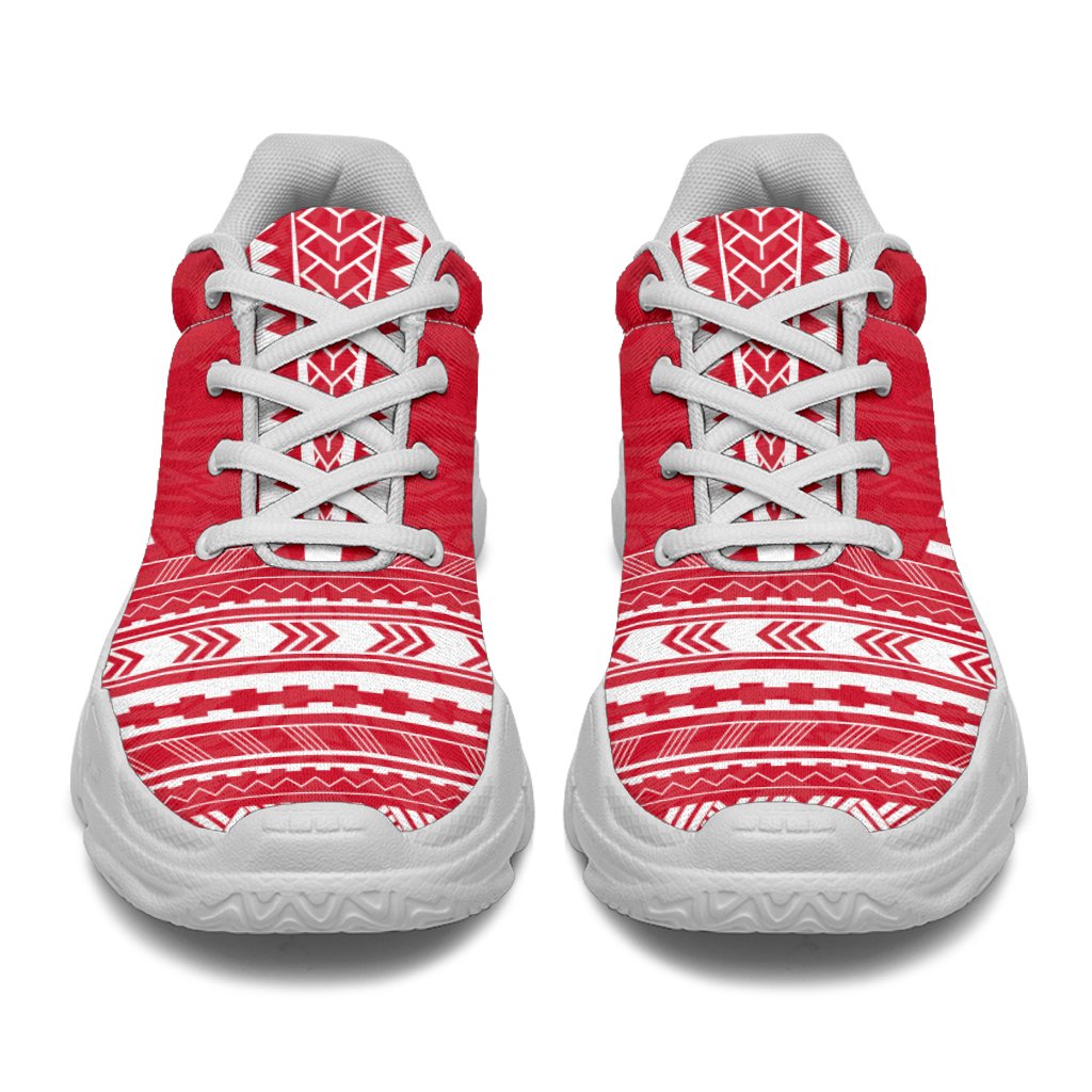 Hawaii Chunky Sneakers - Polynesian Chief Flag Version - Polynesian Pride