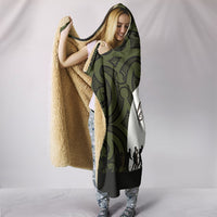 Anzac Maori Hooded Blanket Camo Lest For Get - Polynesian Pride