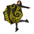 Seal Of Hawaii Polynesian Umbrella Yellow - Circle Style - Polynesian Pride