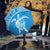 Tonga Umbrella Turtle Mermaid Polynesian Pattern White Blue - Polynesian Pride