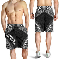 French Polynesia Men's Shorts - Polynesian Chief Black Version - Polynesian Pride