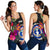 Northern Mariana Islands Women's Racerback Tank - Saipan Hibiscus Polynesian Pattern - Polynesian Pride