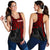 Pohnpei Women's Racerback Tank - Pohnpei Seal In Heartbeat Patterns Style (Red) - Polynesian Pride