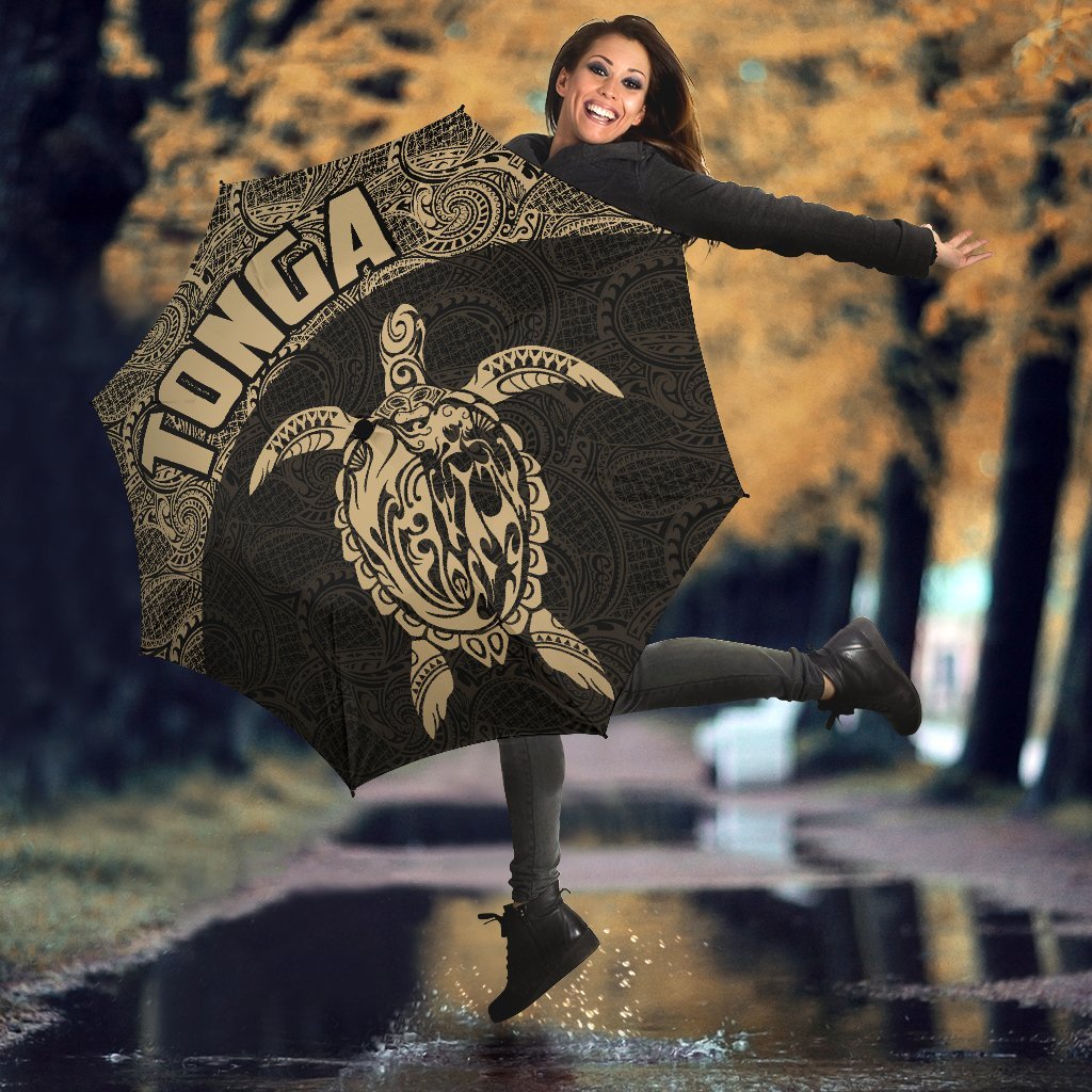 Tonga Umbrella Turtle Mermaid Polynesian Pattern - Polynesian Pride