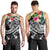 Tahiti Polynesian Men's Tank Top - Summer Plumeria (Black) - Polynesian Pride