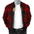 Tokelau Men Bomber Jackets - Polynesian Tattoo Red - Polynesian Pride