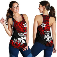 Wallis and Futuna Rugby Women's Racerback Tank Unique Vibes - Polynesian Pride