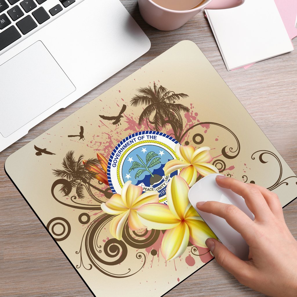 Federated States Of Micronesia Mouse Pad - Summer Tropical One Style One Size White - Polynesian Pride