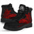 American Samoa Polynesian Boots (All - Season) - Polynesian Turtle (Full Red) Red - Polynesian Pride