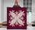 Hawaiian Premium Quilt Royal Pattern - Pink - A2 Style - Polynesian Pride