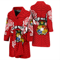 Tonga Rugby Men's Bath Robe Royal Style - Polynesian Pride