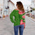 Tropical Polynesian - Hawaiian Women's Off Shoulder Sweater - Curtis Style - Polynesian Pride