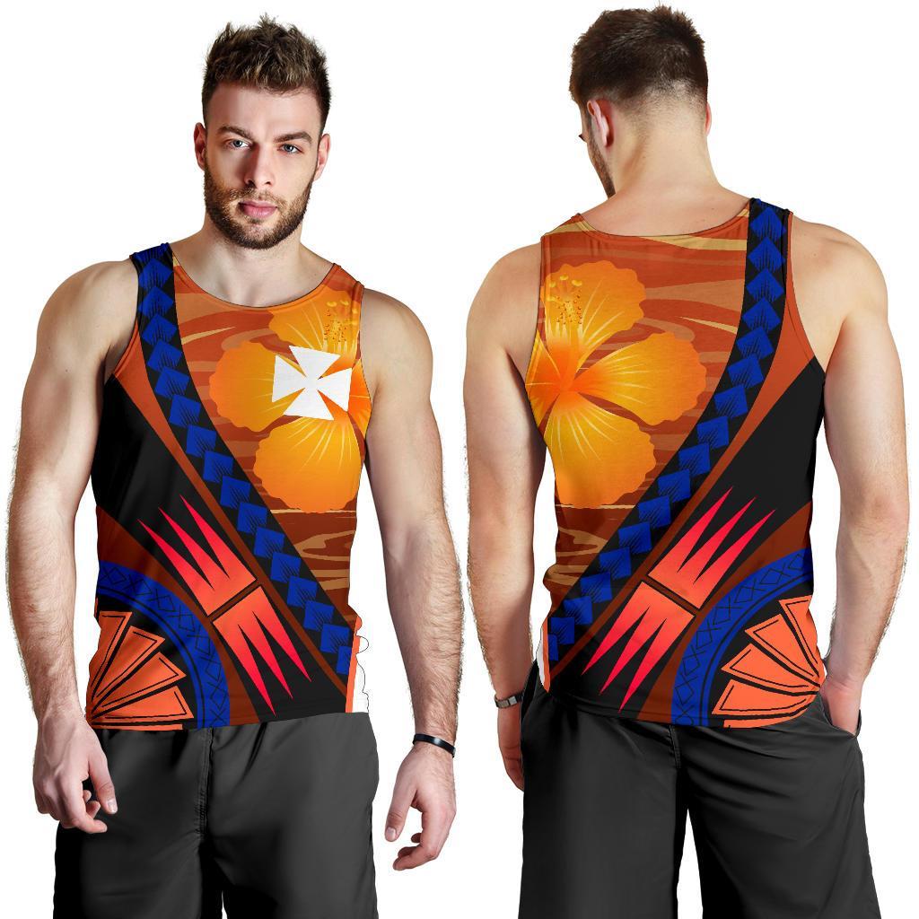 Wallis and Futuna Polynesian Men Tank Top - Sport Style - Polynesian Pride
