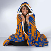Marshall Islands Hooded Blanket - Polynesian Tattoo Flag - Polynesian Pride