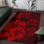 Hawaiian Map Hibiscus Flowers Vintage Polynesian Rug AH - Polynesian Pride