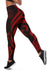 Palau Women's Leggings - Red Tentacle Turtle - Polynesian Pride