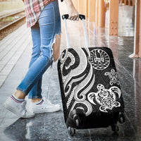 Tahiti Polynesian Luggage Covers - White Tentacle Turtle - Polynesian Pride