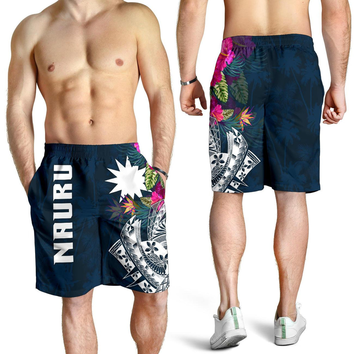 Nauru Men's Shorts - Summer Vibes - Polynesian Pride