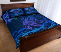 Hawaiian Turtle Hibiscus Polynesian - Quilt Bed Set - Lucy Style - Polynesian Pride