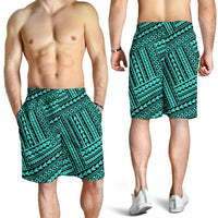 Polynesian Nation Turquoise Men's Short - Polynesian Pride