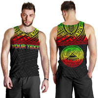 American Samoa Custom Personalised Men's Tank Top - Polynesian Reggae - Polynesian Pride