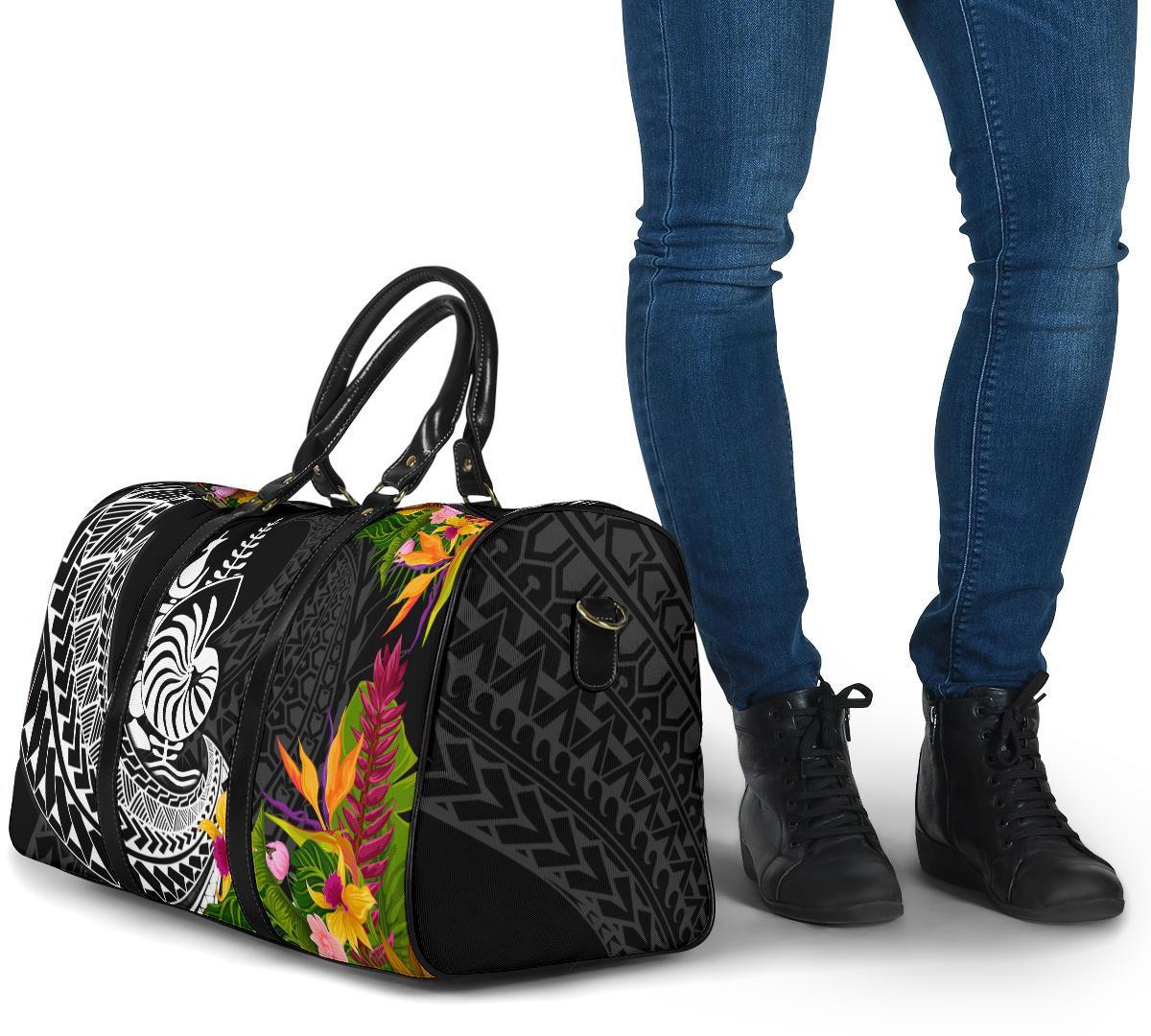 New Caledonia Travel Bag - Seal Spiral Polynesian Patterns - Polynesian Pride