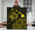 Hawaii Sea Turtle Is Swimming Toward Premium Quilt Yellow - Polynesian Pride