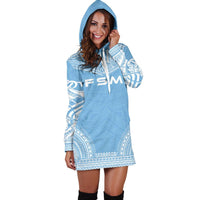 Federated States Of Micronesia Women's Hoodie Dress - Polynesian Flag Chief - Polynesian Pride