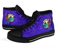 American Samoa Polynesian High Top Shoes - Aunu'u Island - Polynesian Pride