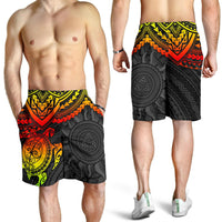 Polynesian Shorts (Men) - Polynesian Reggae Turtle - Polynesian Pride