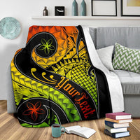 Hawaii Personalised Premium Blanket - Hawaii Polynesian Decorative Patterns - Polynesian Pride
