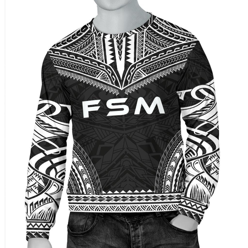 Federated States Of Micronesia Sweater - Polynesian Chief Black Version - Polynesian Pride
