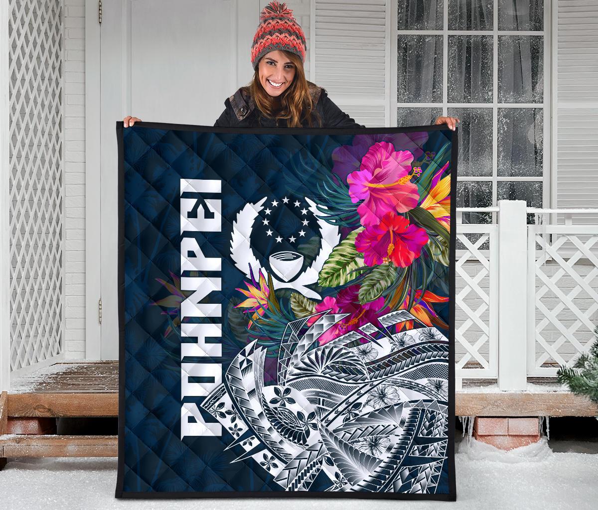 Pohnpei Premium Quilt - Pohnpei Summer Vibes - Polynesian Pride