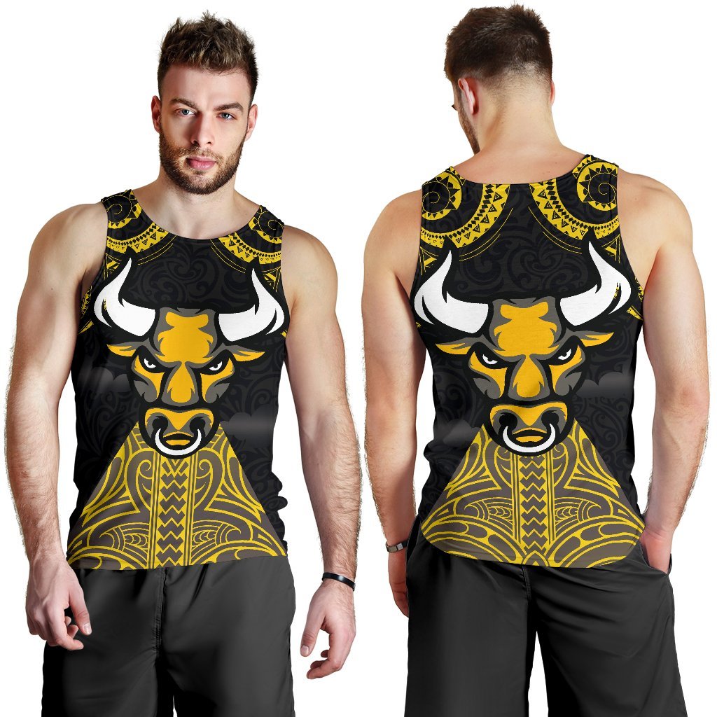 Aotearoa Maori Men Tank Top Taranaki Bulls - Polynesian Pride