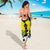 New Caledonia Sarong White - Turtle Plumeria Banana Leaf - Polynesian Pride
