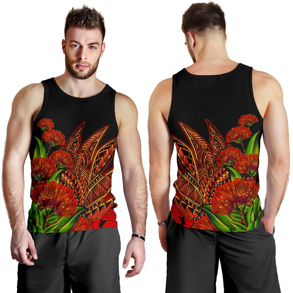 Polynesian Hawaii Men's Tank Top - Ohia Lehua - Polynesian Pride