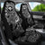 Hawaii Polynesian Seat Covers - Kanaka Maoli Turtle Tattoo Gray Hibiscus Turtle Flowing - Polynesian Pride