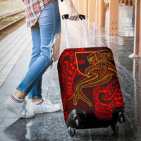Fiji Luggage Covers - Red Shark Polynesian Tattoo - Polynesian Pride